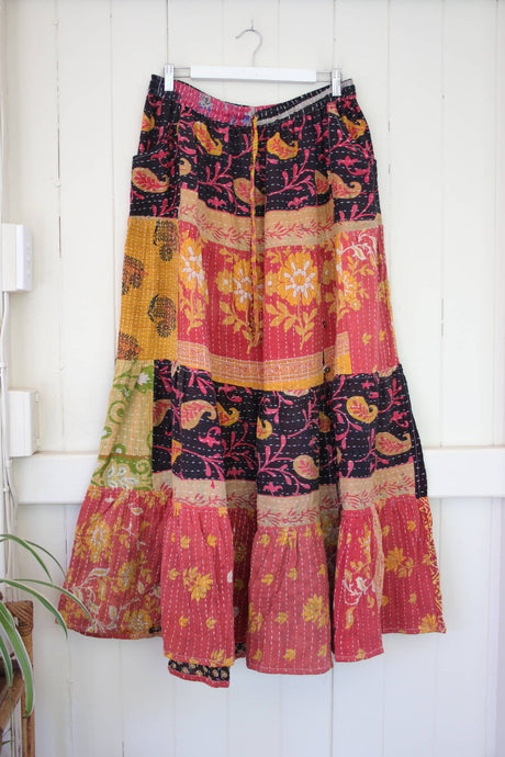 Spellbound Kantha Maxi Skirt XL (3124)