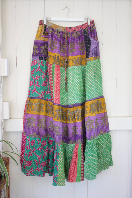 Spellbound Kantha Maxi Skirt XL (3126)