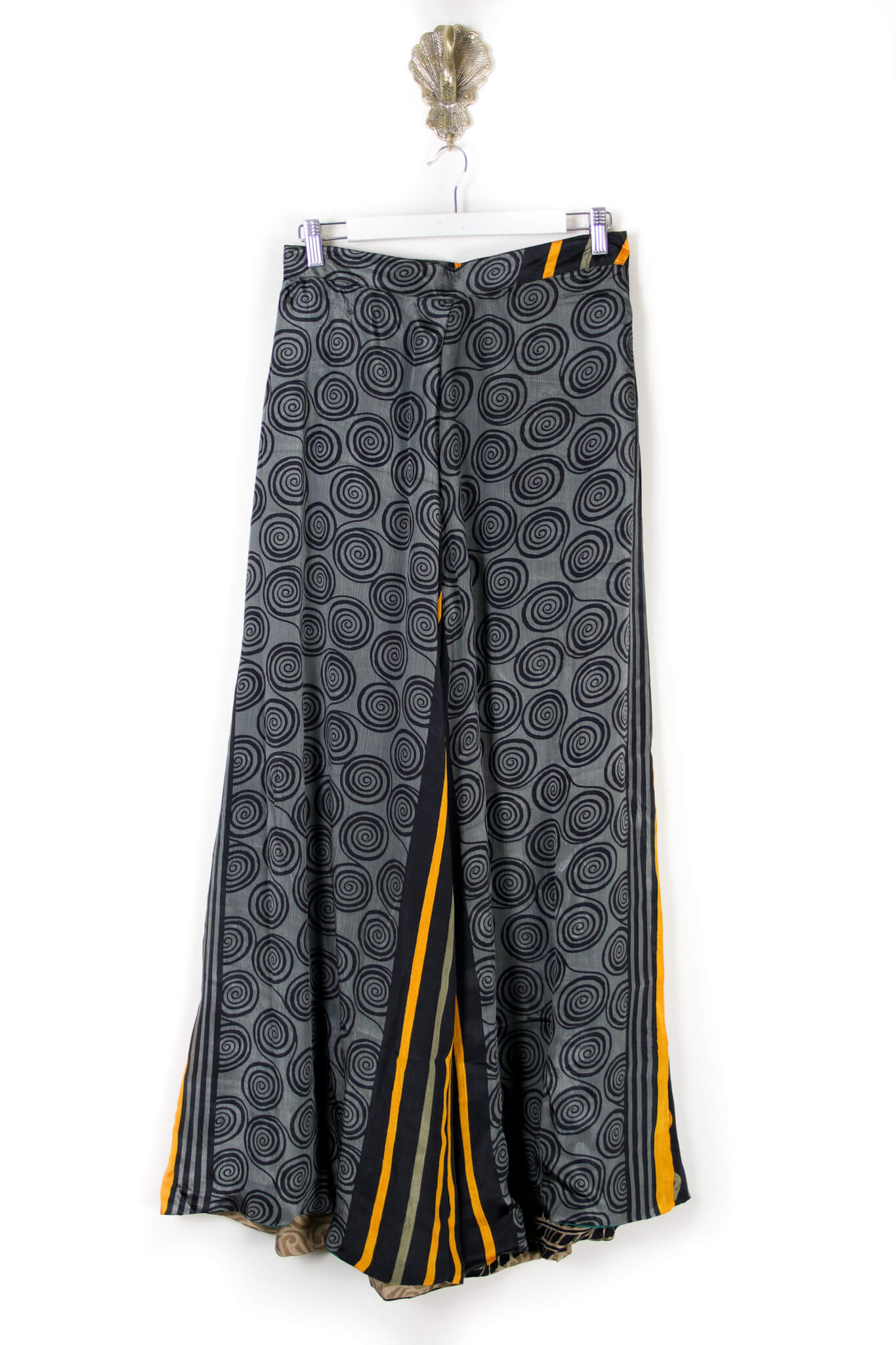 Aloka Silk Pants L (5857)