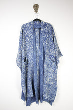 Load image into Gallery viewer, Stonewash Kantha Kimonos - Azure