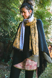 Chunky Kantha Scarf (s211)