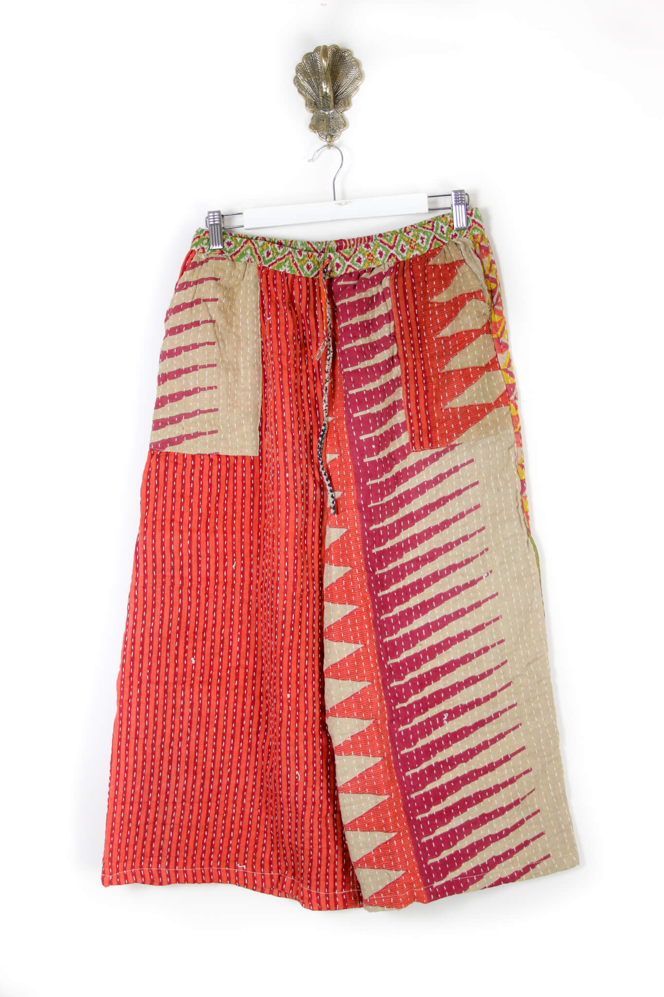 Cropped Kantha Pants L (2991)
