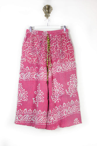 Cropped Kantha Pants L (6201)