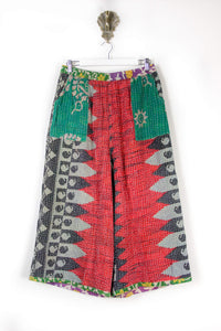 Cropped Kantha Pants L (6205)