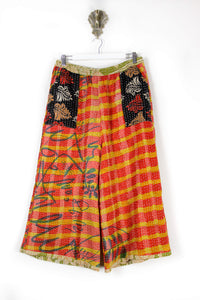 Cropped Kantha Pants L (6210)