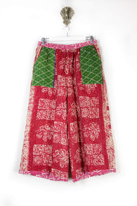 Cropped Kantha Pants L (6211)