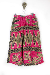 Cropped Kantha Pants L (6212)