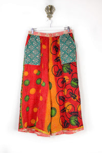 Cropped Kantha Pants L (6213)