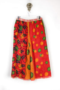 Cropped Kantha Pants L (6213)