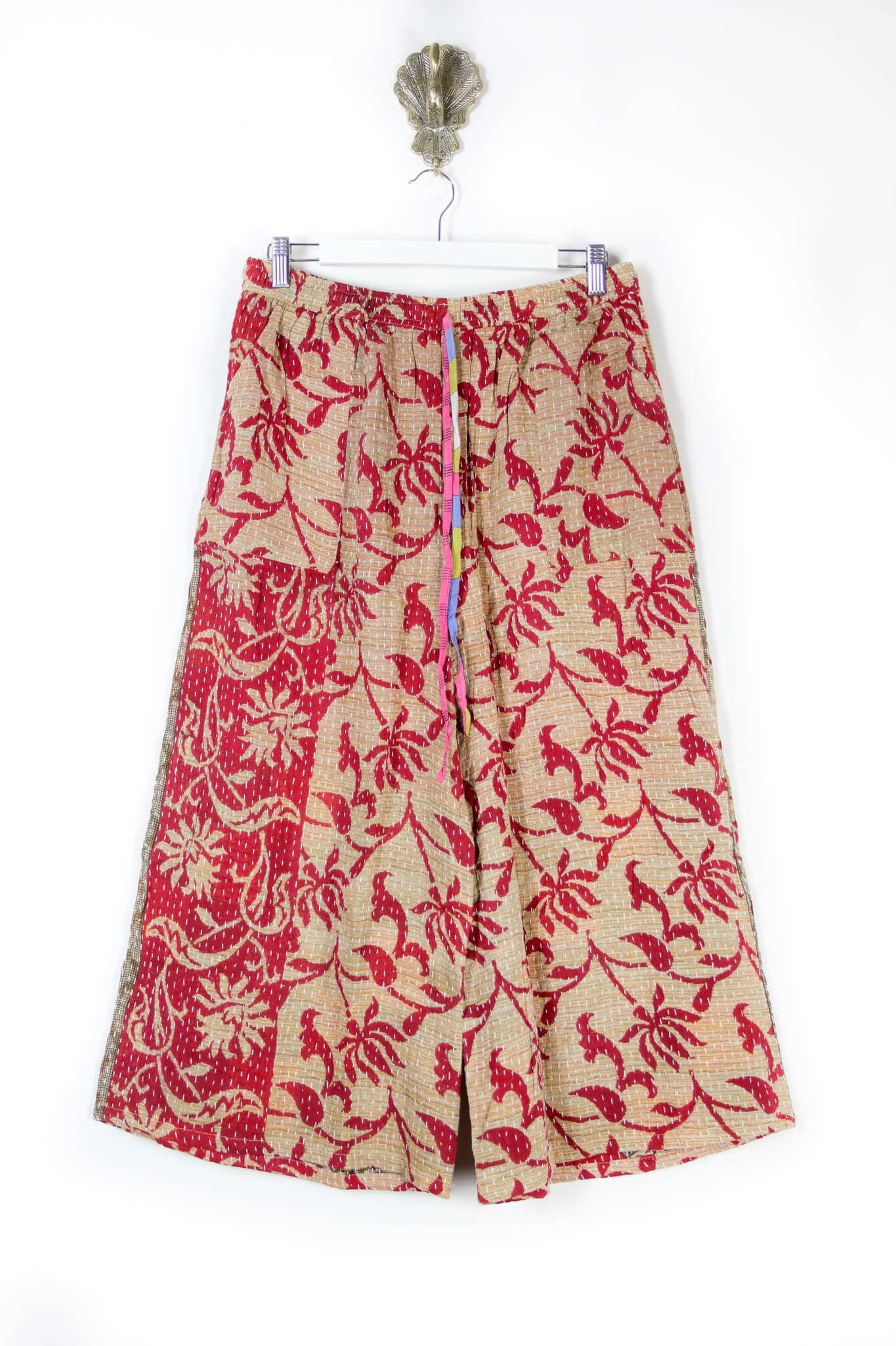 Cropped Kantha Pants L (6214)