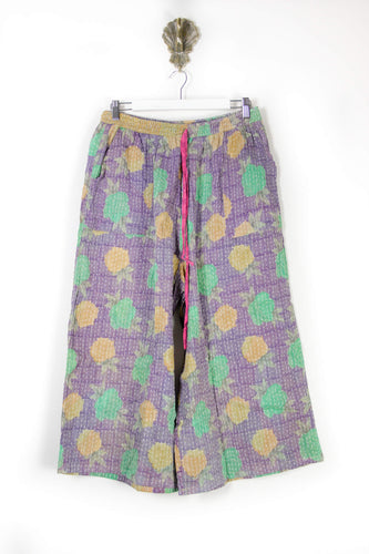 Cropped Kantha Pants L (6216)