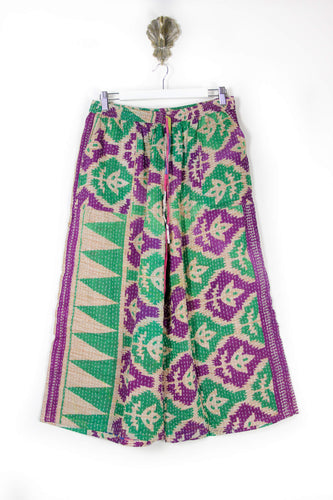 Cropped Kantha Pants L (6217)