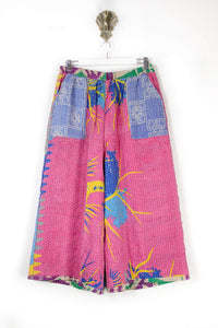 Cropped Kantha Pants L (6217)