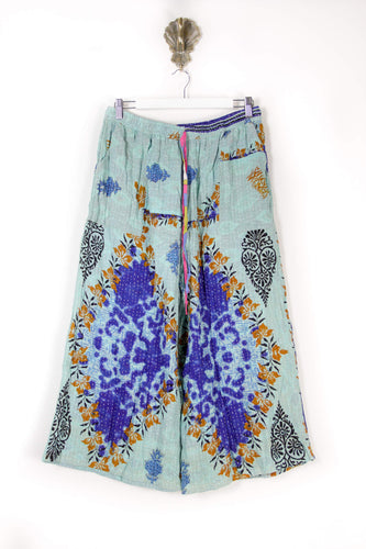 Cropped Kantha Pants L (6223)