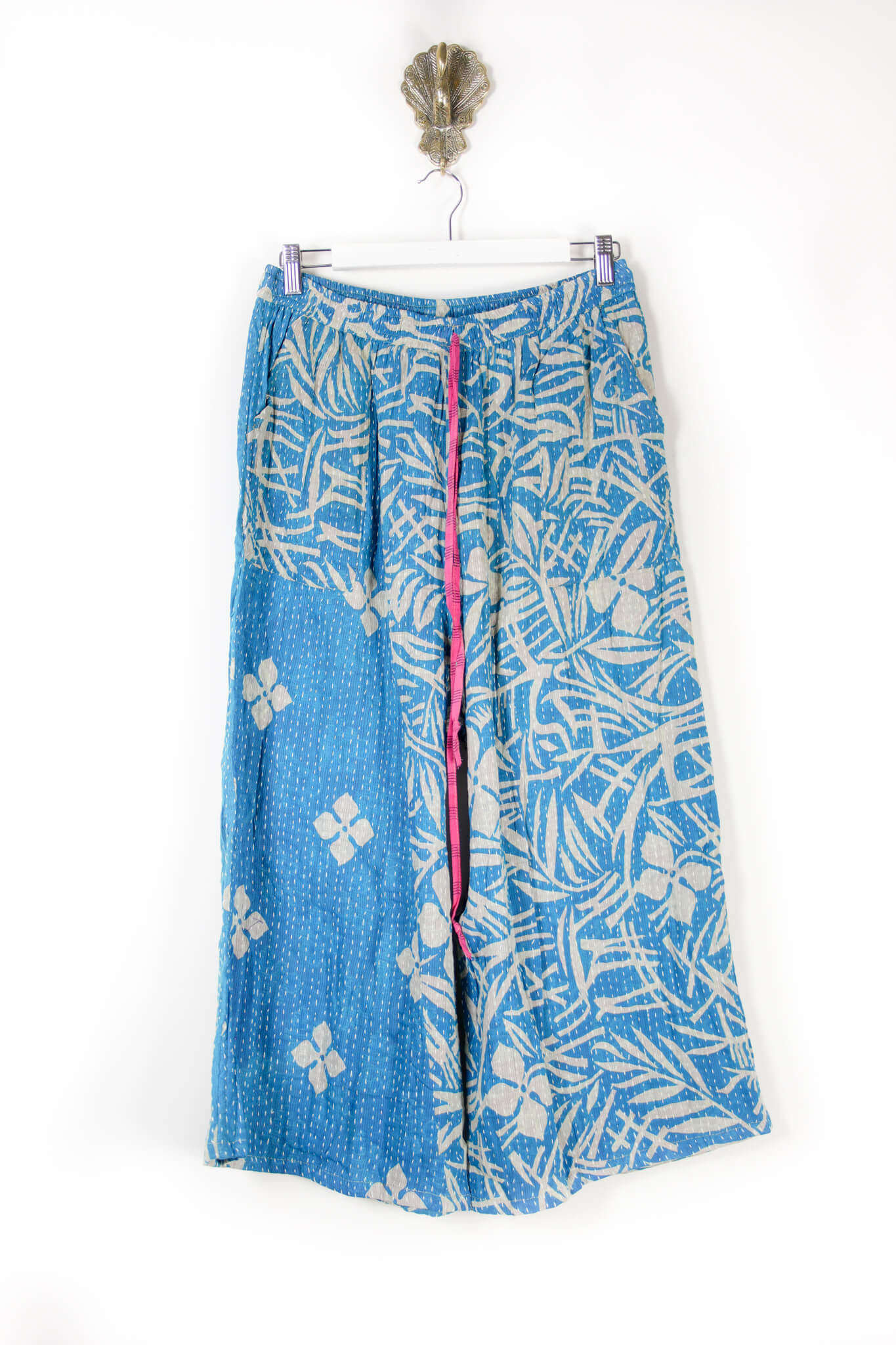 Cropped Kantha Pants L (6224)