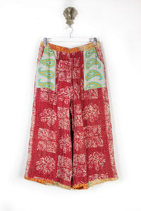 Cropped Kantha Pants L (6225)