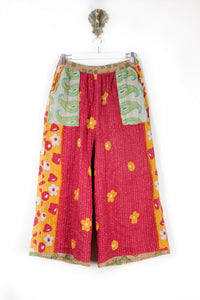 Cropped Kantha Pants M (6228)