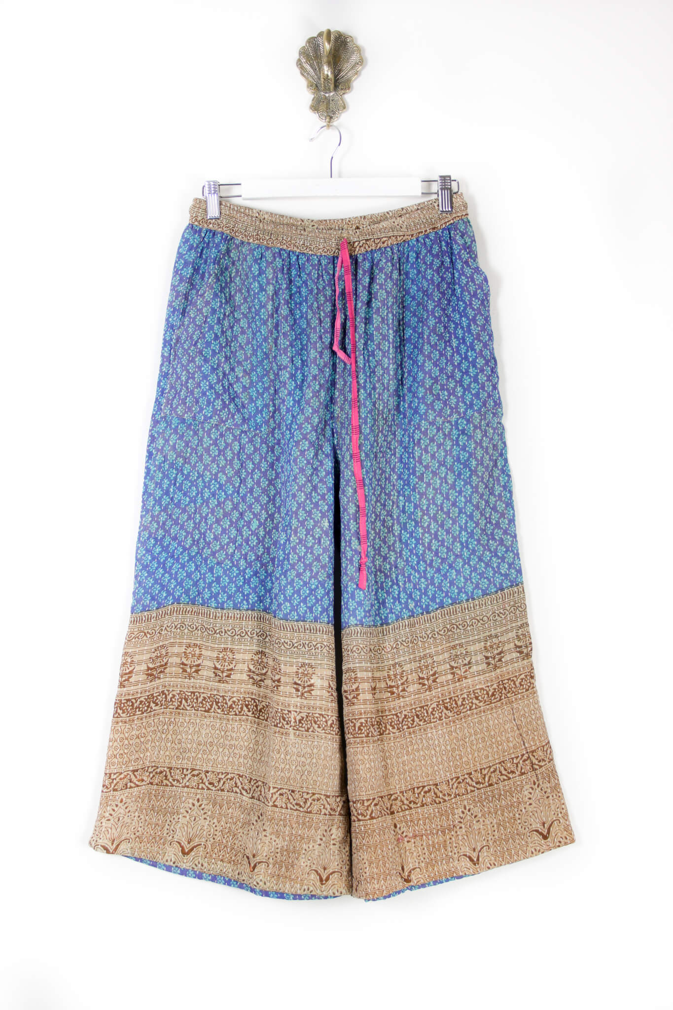 Cropped Kantha Pants M (6233)