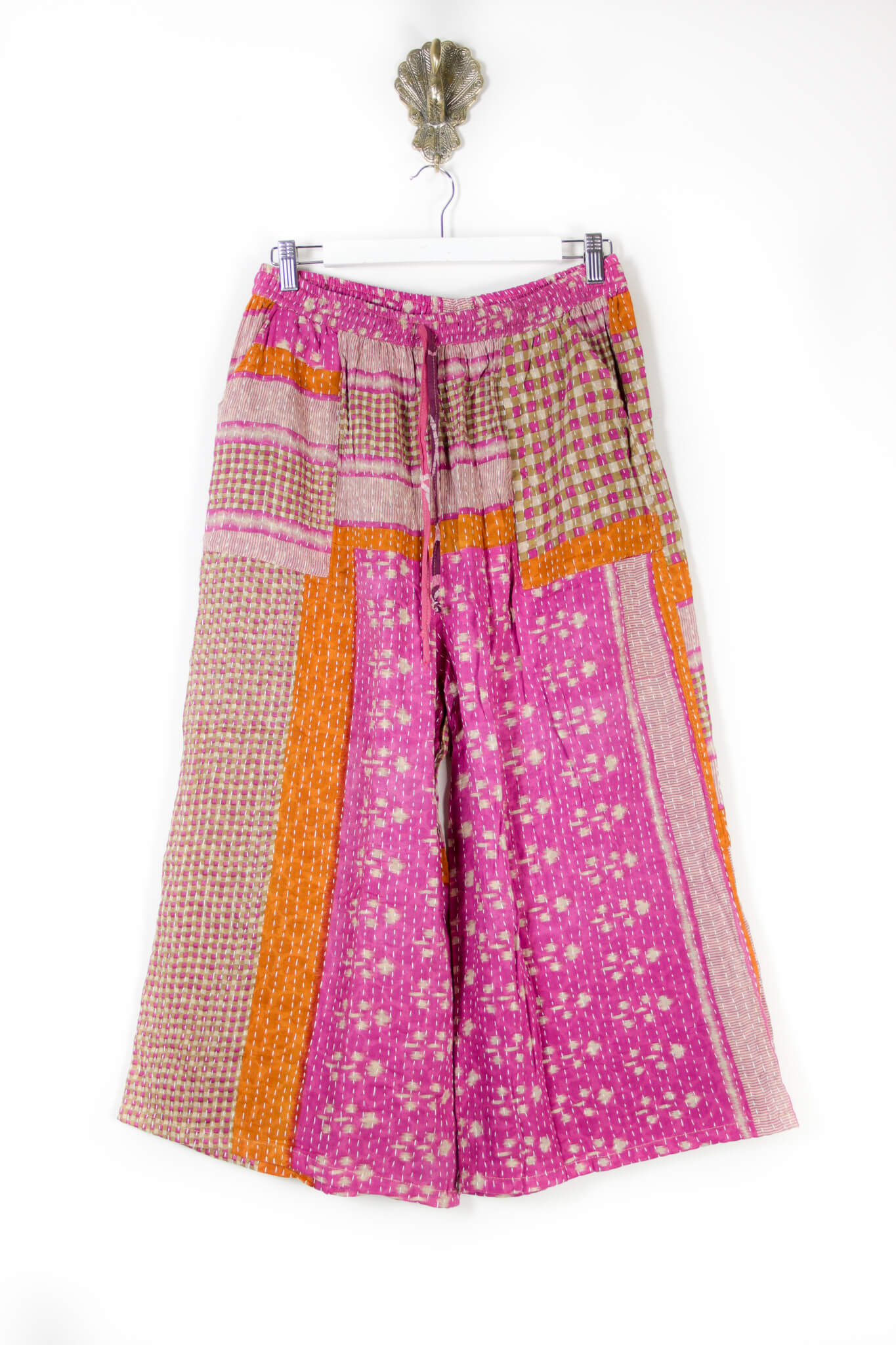 Cropped Kantha Pants M (6235)