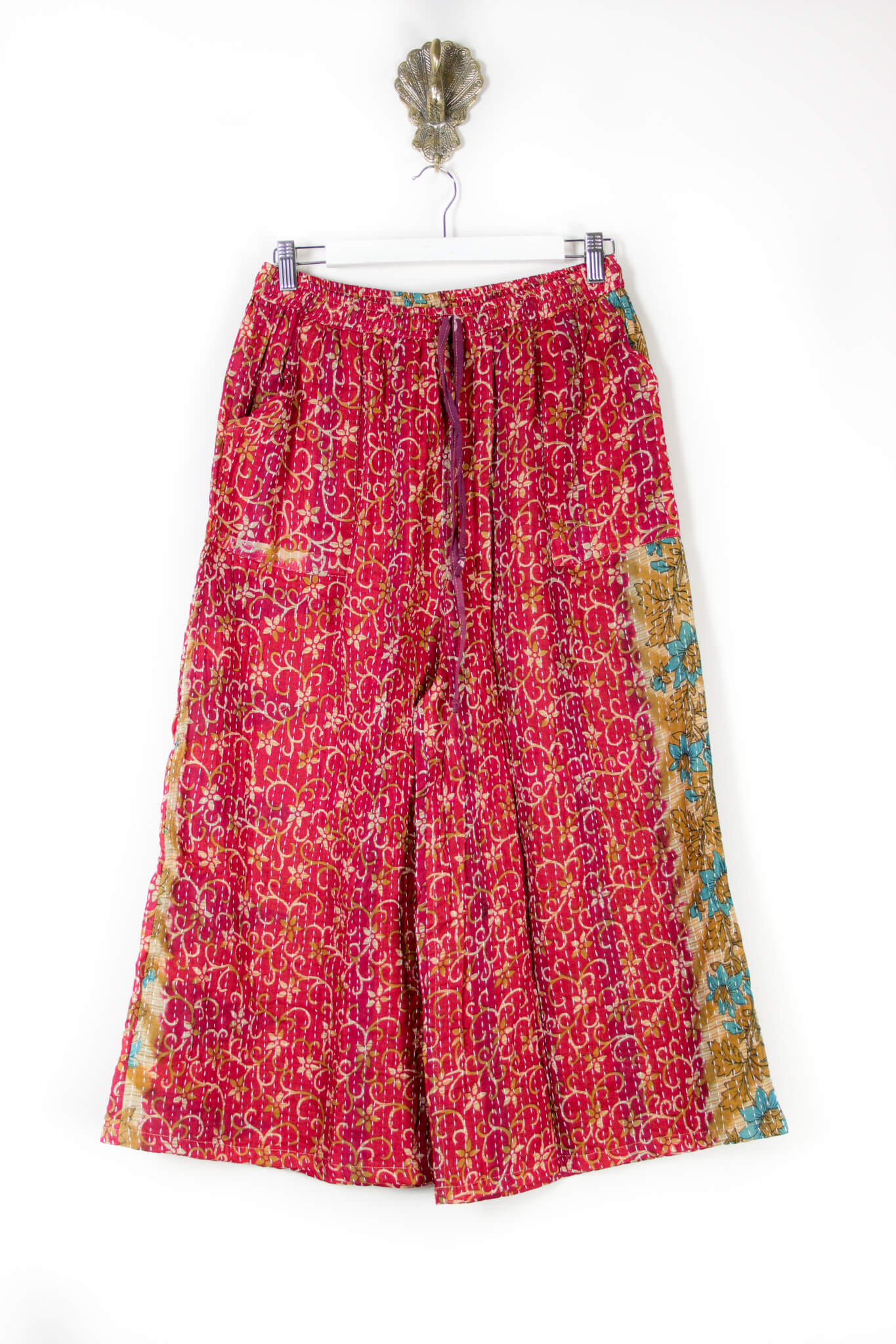 Cropped Kantha Pants M (6236)