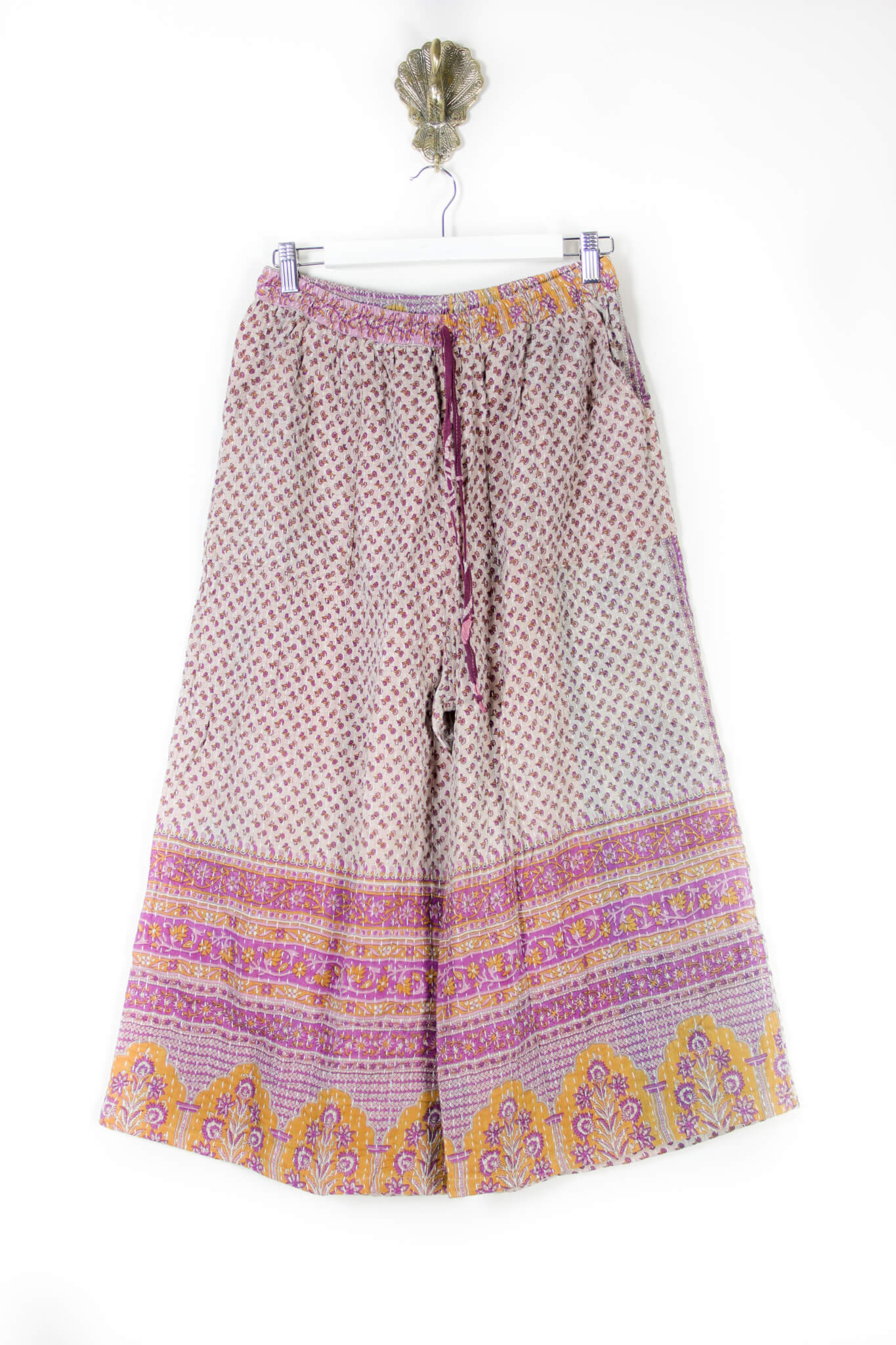 Cropped Kantha Pants M (6237)