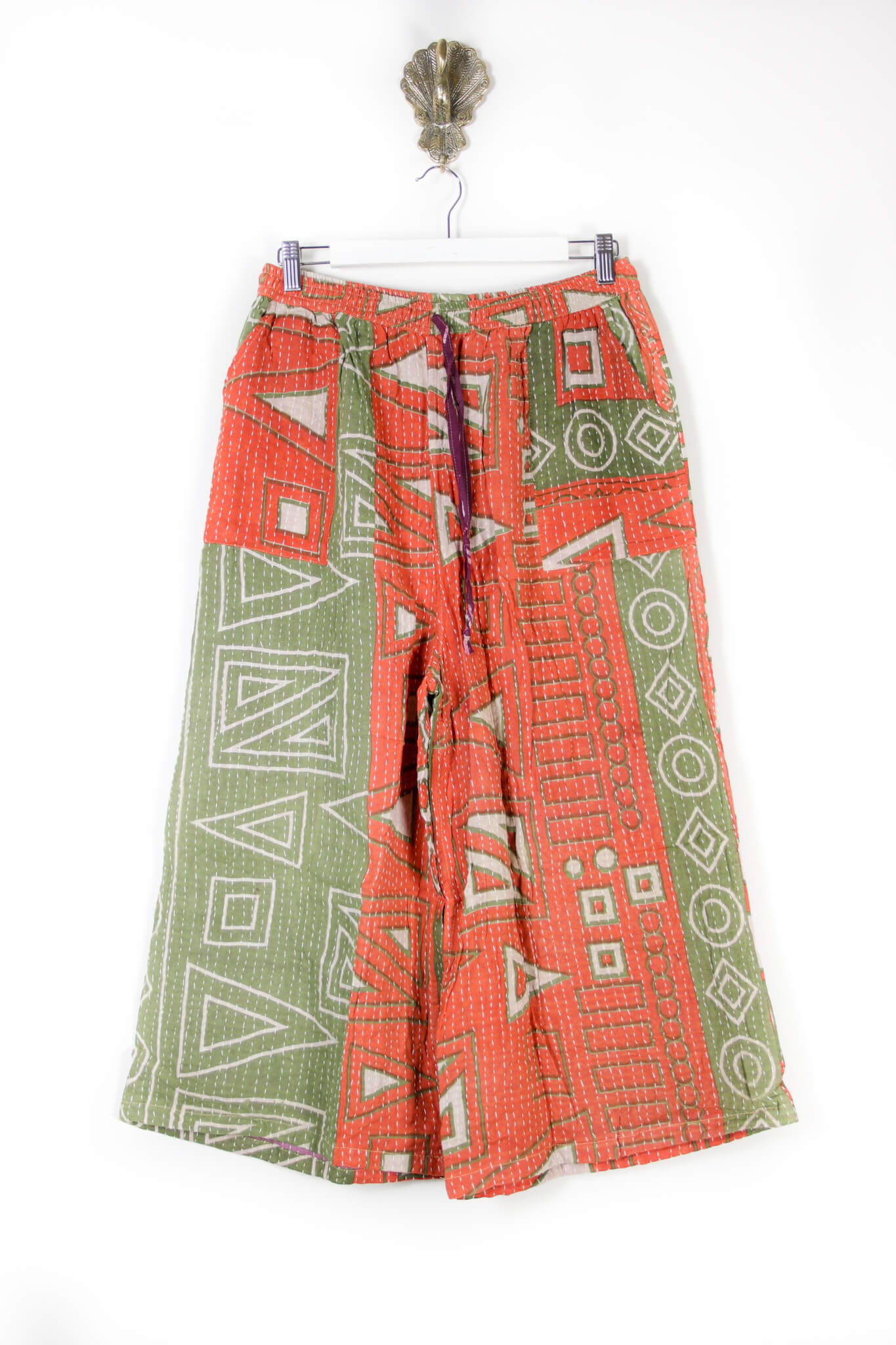 Cropped Kantha Pants M (6240)