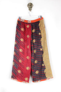 Cropped Kantha Pants M (6242)