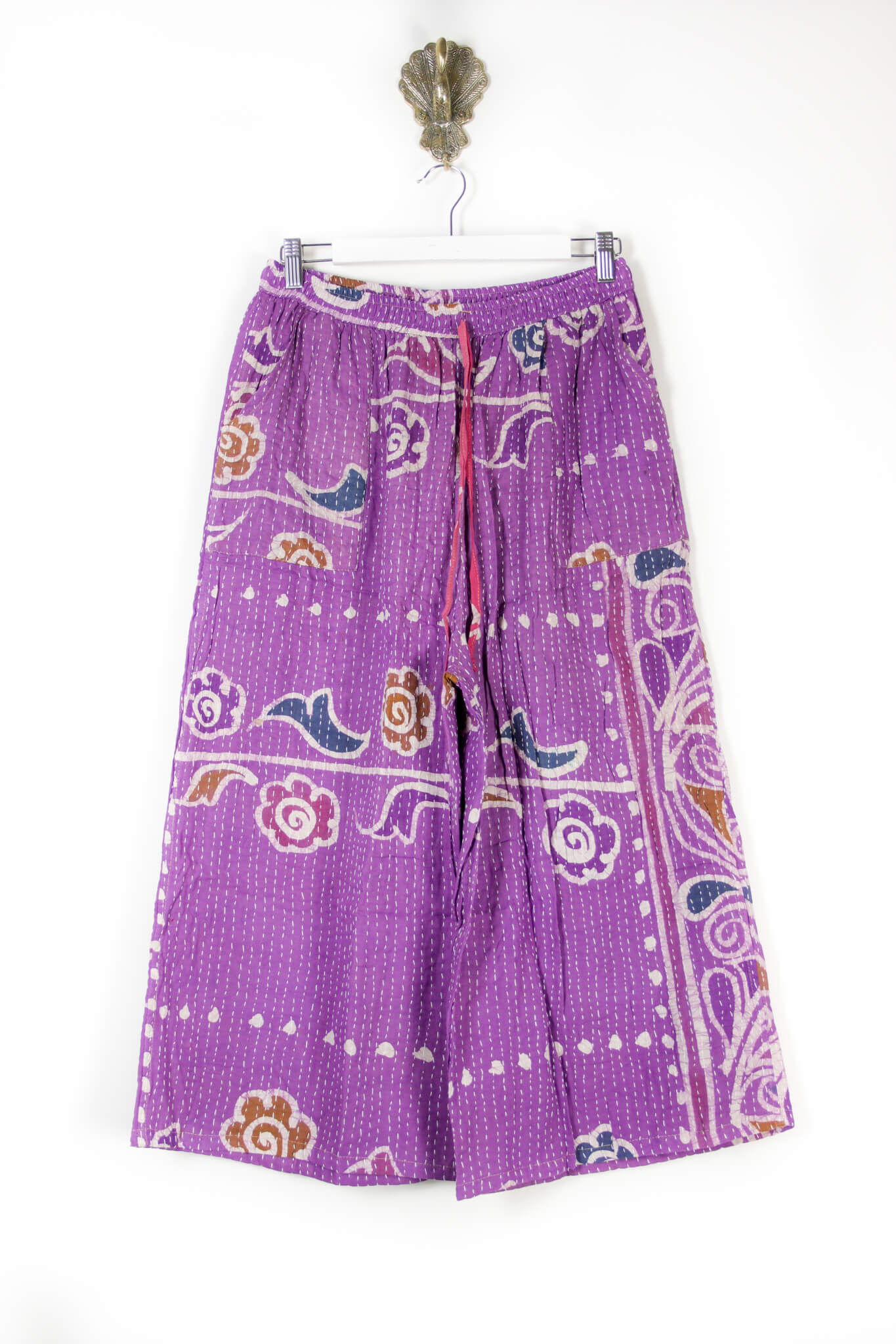 Cropped Kantha Pants M (6243)