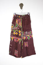 Carica l'immagine nel visualizzatore di Gallery, Cropped Kantha Pants S (15572)