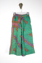 Carica l'immagine nel visualizzatore di Gallery, Cropped Kantha Pants S (15683)