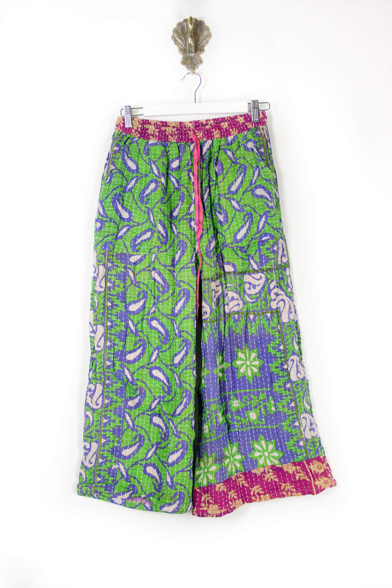 Cropped Kantha Pants S (6270)