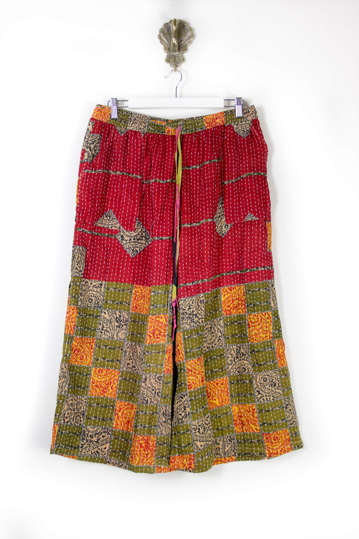 Cropped Kantha Pants XL (6188)