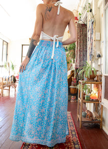 Eden Recycled Silk Skirt - Maxi - M (1048)