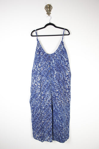 Stonewash Kantha Jumpsuit - Flora