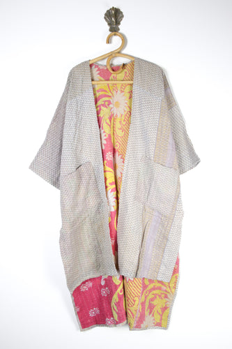 Kantha Ruana Long Sleeve (14575)