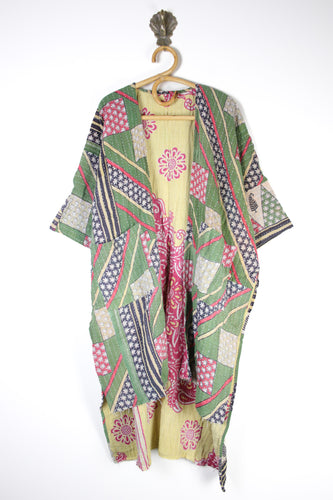 Kantha Ruana Long Sleeve (14569)