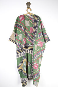 Kantha Ruana Long Sleeve (14569)