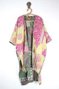 Kantha Ruana Long Sleeve (14569)