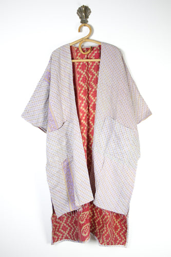 Kantha Ruana Long Sleeve (14561)