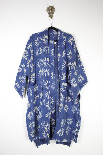 Stonewash Kantha Kimonos - Indigo