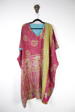 Cargar imagen en el visor de la galería, Kantha Ishka Kaftan (16758)