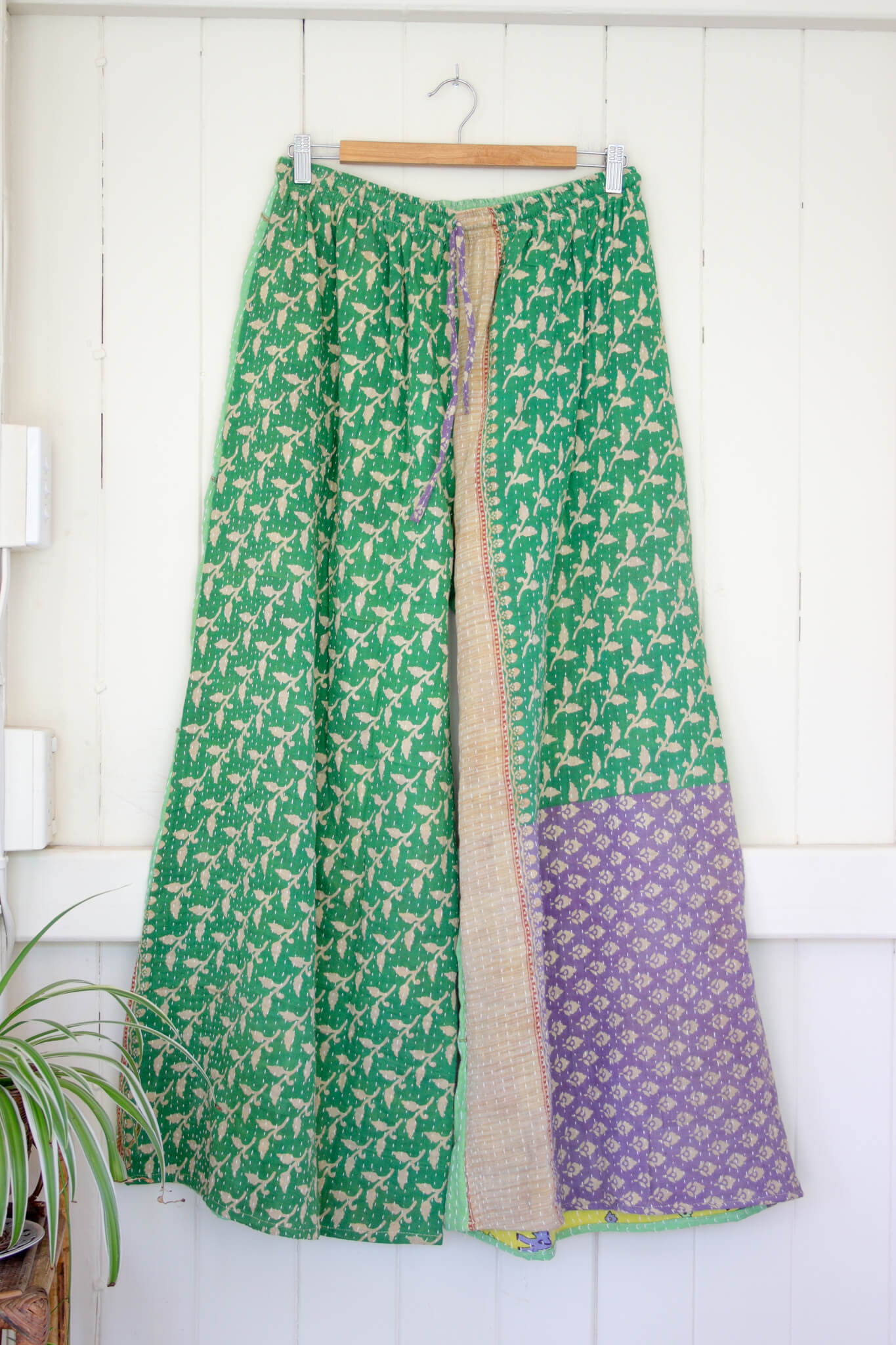 Kantha Palazzo Pants L (2218)