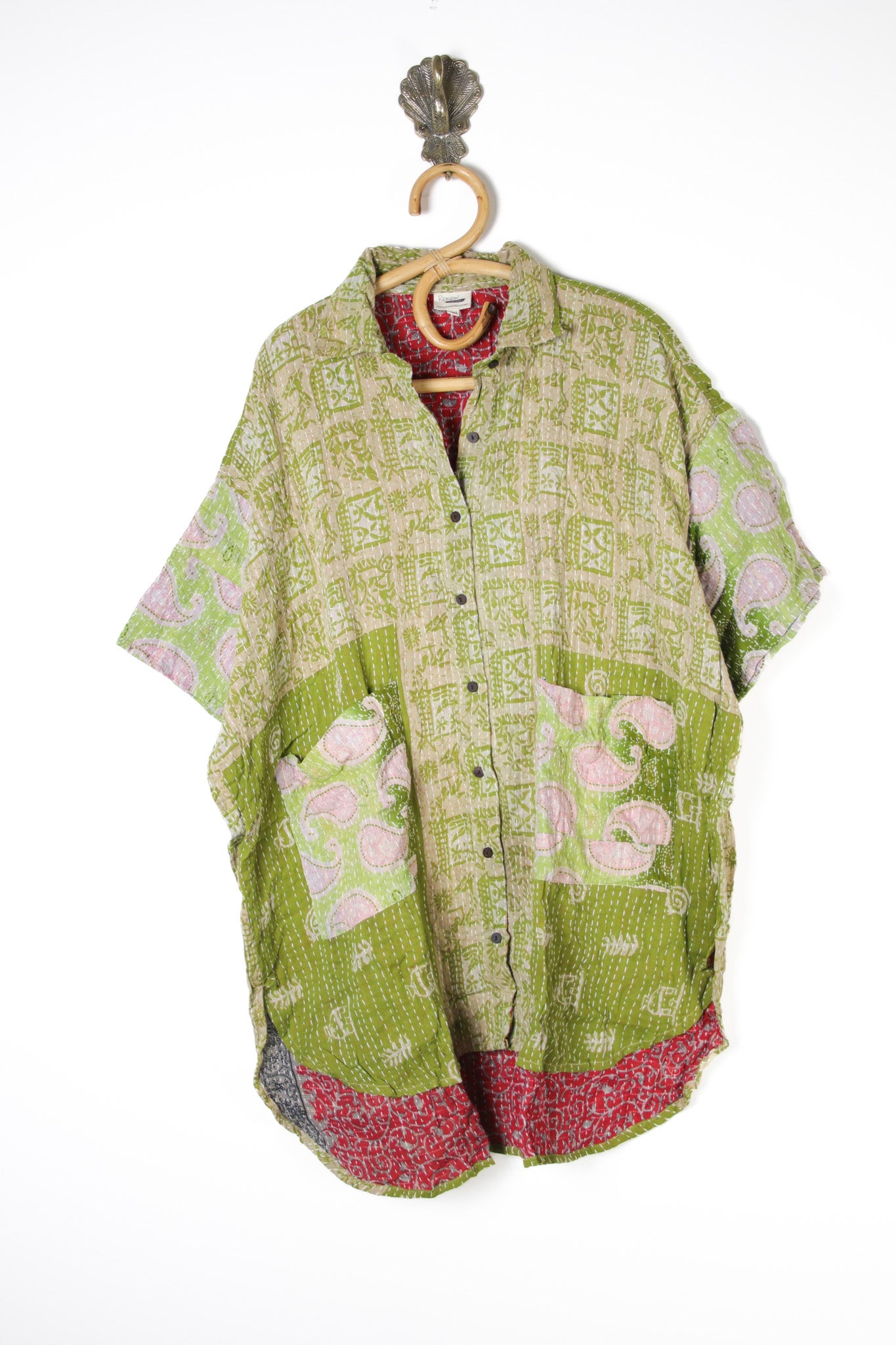 Lila Kantha Shirt 3XL (10564)