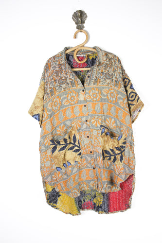 Lila Kantha Shirt XL (10603)
