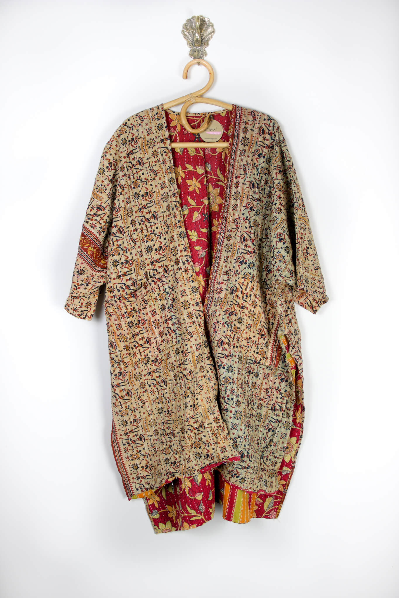 Kantha Ruana l/slv (4580)