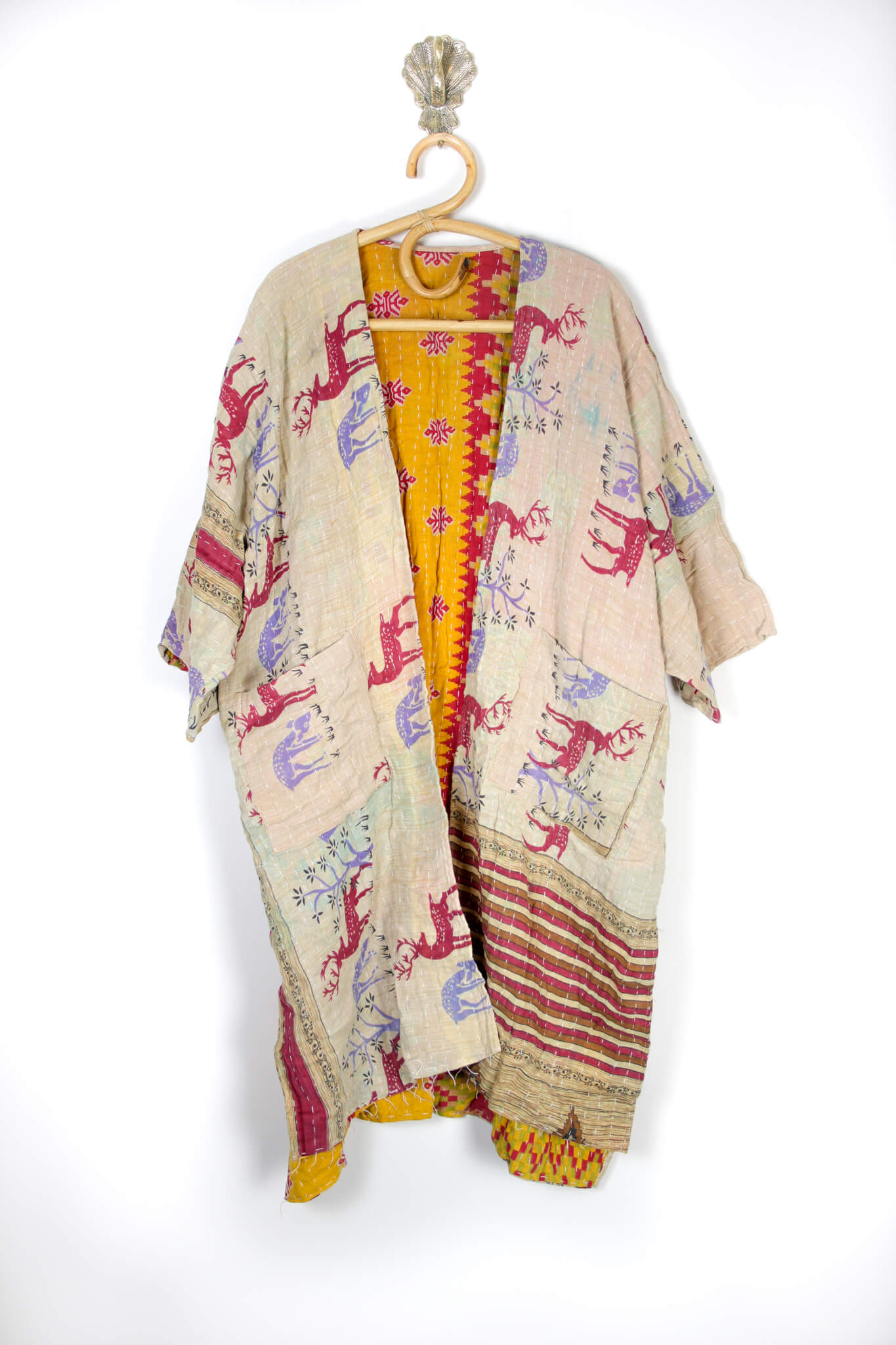 Kantha Ruana l/slv (4597)