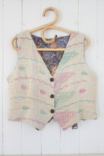 Moksha Reversible Kantha Vest L (3050)