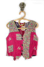 Load image into Gallery viewer, Moksha Reversible Kantha Vest S (3012)