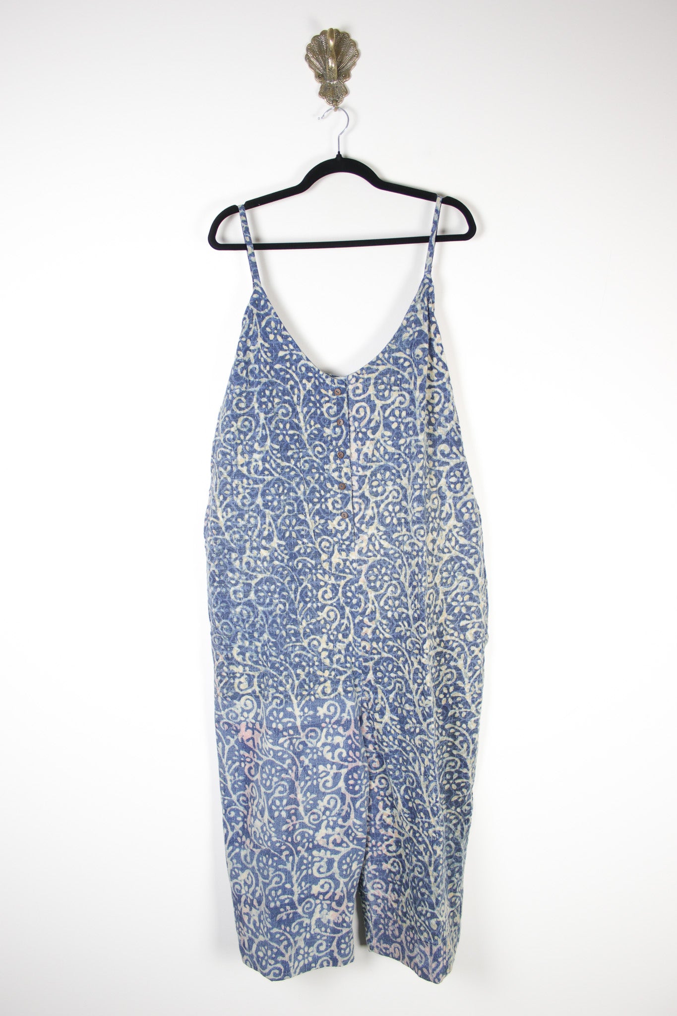 Stonewash Kantha Jumpsuit - Monsoon