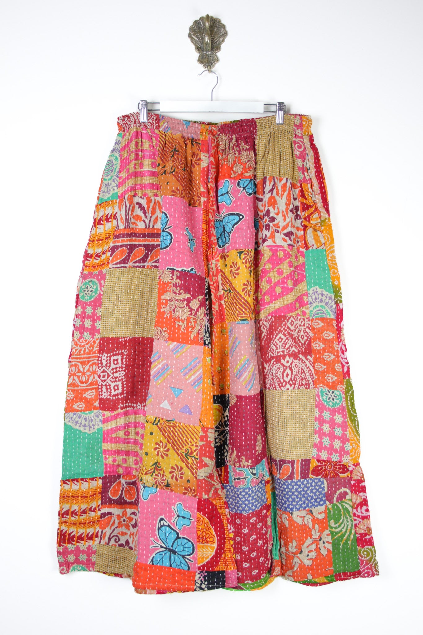 Patchwork Palazzo Pants 2XL (14663)